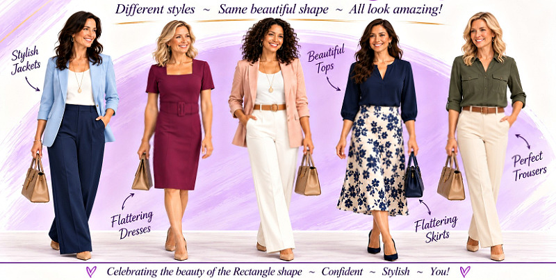 The Rectangle Body Type - how to identify and dress #rectanglebodytype https://www.style-yourself-confident.com/rectangle-body-type.html