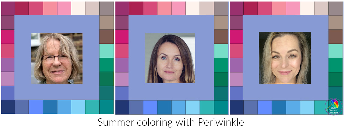 Summers Magic Color #summersmagiccolor #periwinkle #summercolors #coloranalysis https://www.style-yourself-confident.com/summers-magic-color.html