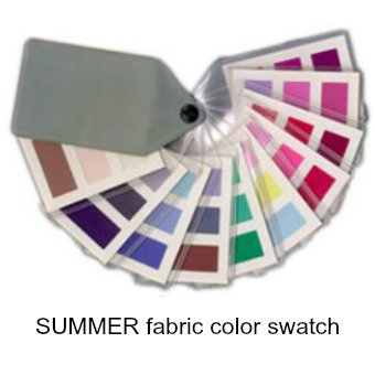 Summer color swatch