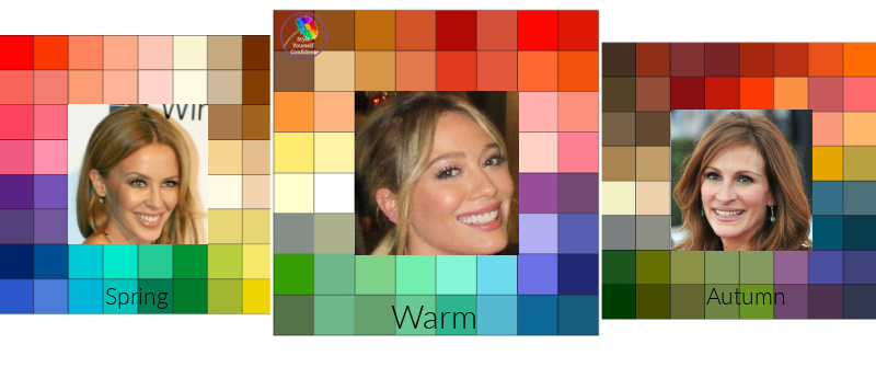 Color Analysis Warm #coloranalysiswarm #warmcolors #warmcolorfamily https://www.style-yourself-confident.com/color-analysis-warm.html