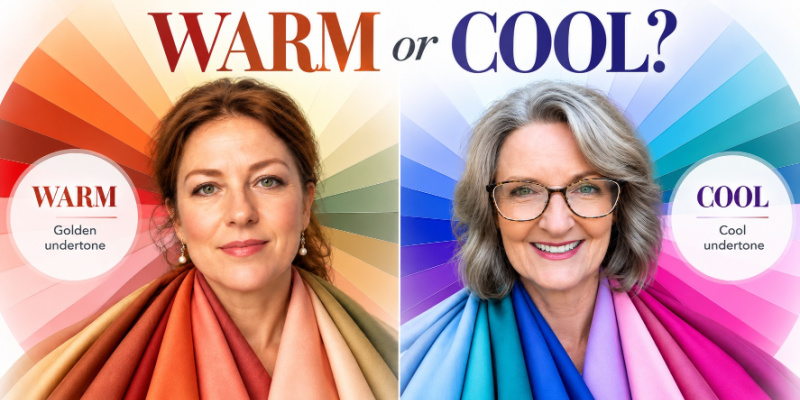 Real Women showing Warm and Cool undertones #warmorcool https://www.style-yourself-confident.com/warm-or-cool.html