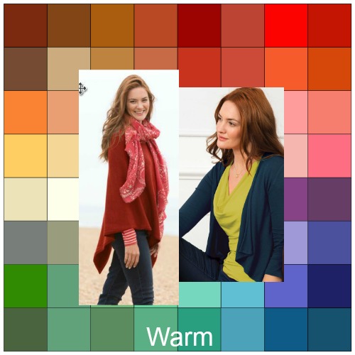 Warm tonal coloring #warmcolors #warmskin  #coloranalysis https://www.style-yourself-confident.com/warm-tonal-coloring.html