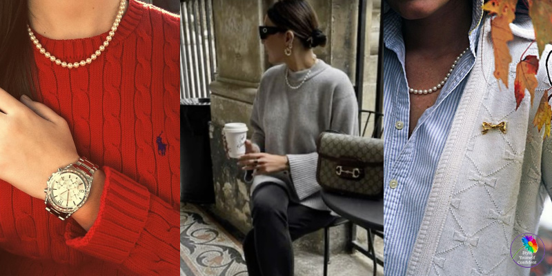 How to wear pearls casually #wearpearls #casualpearls https://www.style-yourself-confident.com/wear-pearls-casually.html