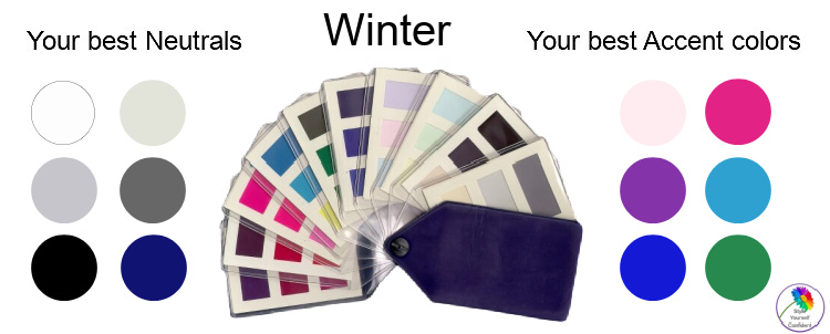 You are WINTER #wintercoloranalysis #wintercolors https://www.style-yourself-confident.com/you-are-winter.html