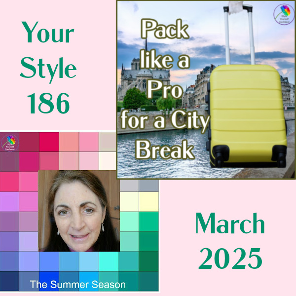 Pack like a Pro for a city break! Your Style 186 #packlikeapro #citybreakpacking https://www.style-yourself-confident.com/your-style-186.html