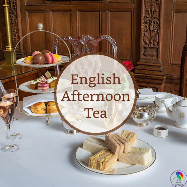 English Afternoon Tea #englishafternoontea #rushtonhall https://www.style-yourself-confident.com/english-afternoon-tea.html