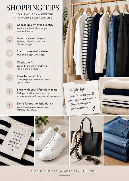 Shopping tips for a classic style personality  #classicstylepersonality https://www.style-yourself-confident.com/classic-style-personality.html