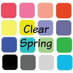 Spring Color Analysis Chart