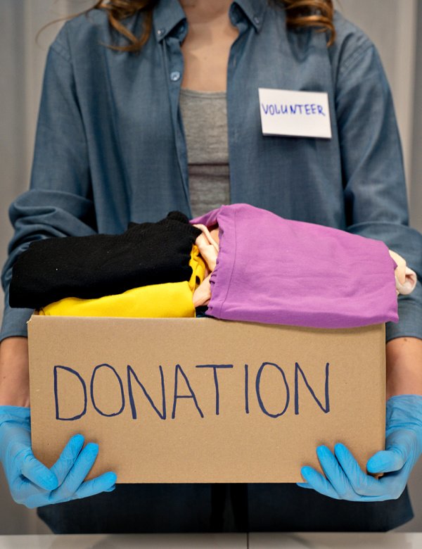 Clothing donations following closet makeover #closetmakeover https://www.style-yourself-confident.com/closet-makeover.html