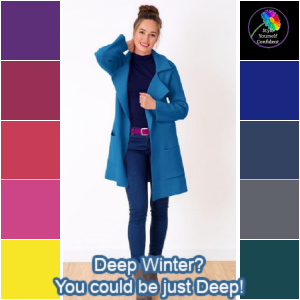 Don't dilute the Winter palette - it's always DEEP, always COOL and always BRIGHT.  #winter coloring #color analysis https://www.style-yourself-confident.com/12-season-color-analysis.html