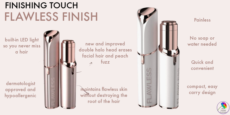 Facial hair remover Flawless Finish #facialhairremover https://www.style-yourself-confident.com/facial-hair-remover.html