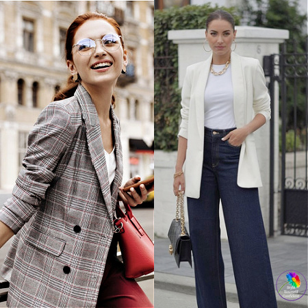 French fashion blazer