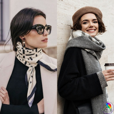 French fashion scarves