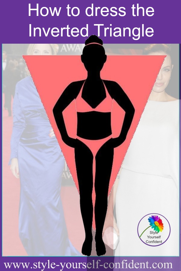 petite inverted triangle