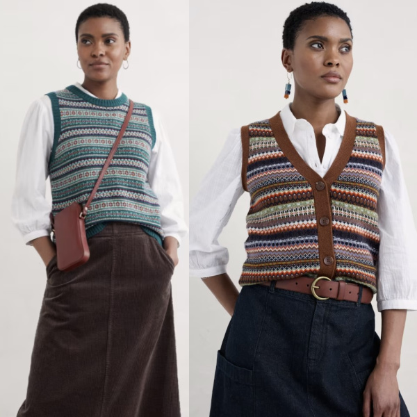 Knitted Vests for Fall #knittedvests #knittedvestsforFall https://www.style-yourself-confident.com/knitted-vests-for-fall.html