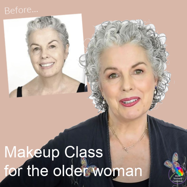 Makeup class video for the older woman