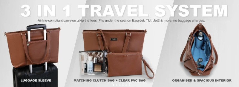 The 3 in 2 travel system of Mia Tui #miatuitravelbag https://www.style-yourself-confident.com/mia-tui-travel-bag.html