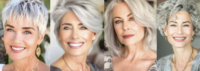 Most flattering hair col for Mature Woman #haircolorformaturewoman #maturewomanhair https://www.style-yourself-confident.com/most-flattering-hair-color-for-a-mature-woman.html