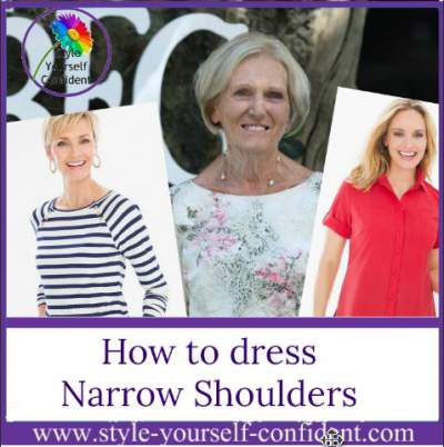 Narrow shoulders