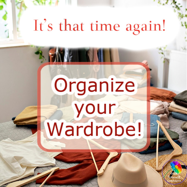 Organize your wardrobe #organizeyourwardrobe #closettidy #tidywardrobe https://www.style-yourself-confident.com/organize-your-wardrobe.html