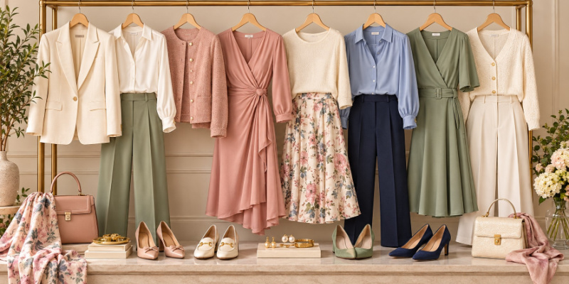 Clothes for a Romantic style #romanticstylepersonality https://www.style-yourself-confident.com/romantic-style-personality.html