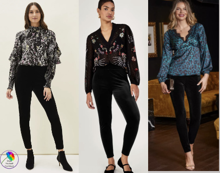 Velvet pants for Christmas - all you need! #velvetpants https://www.style-yourself-confident.com/velvet-pants-for-Christmas.html