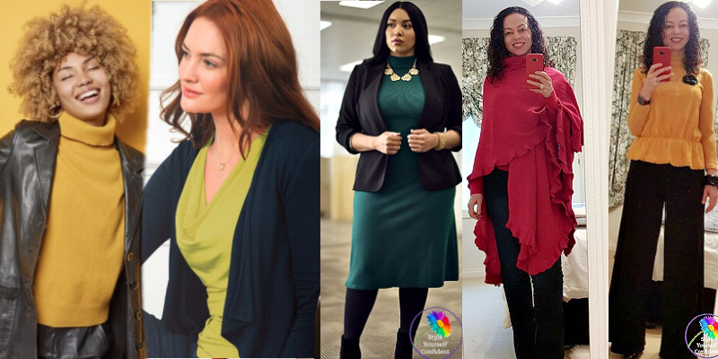 How to wear black with Warm coloring #wearblackwithwarmcoloring https://www.style-yourself-confident.com/wear-black-with-warm-coloring.html