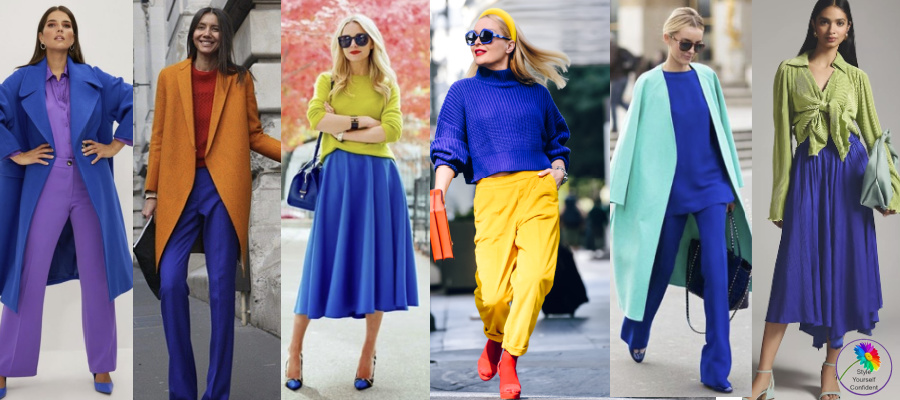 How to wear cobalt blue #wearcobaltblue https://www.style-yourself-confident.com/wear-cobalt-blue.html