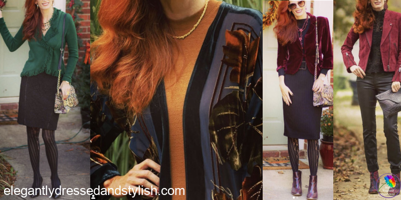 Wearing black with Autumn colors #blackwithautumn #autumncolors #autumnseason https://www.style-yourself-confident.com/wearing-black-with-autumn.html