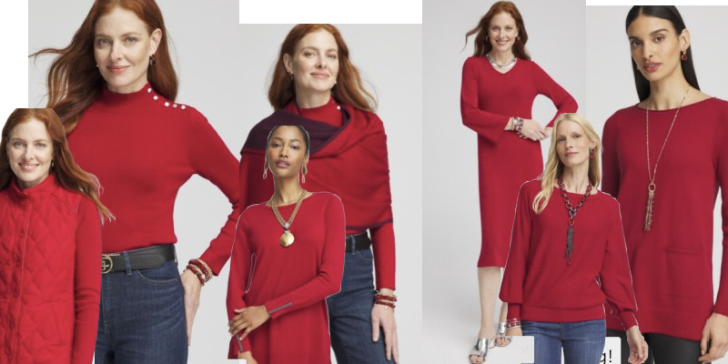 Wear RED at Christmas, everyone can! #wearredatXmas #wear red  https://www.style-yourself-confident.com/you-can-wear-red.html
