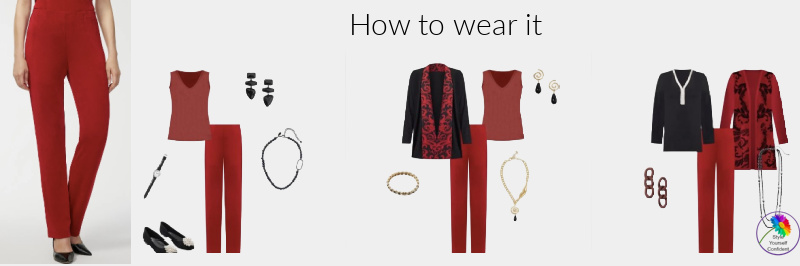 Wear RED at Christmas, everyone can! #wearredatXmas #wear red  https://www.style-yourself-confident.com/you-can-wear-red.html